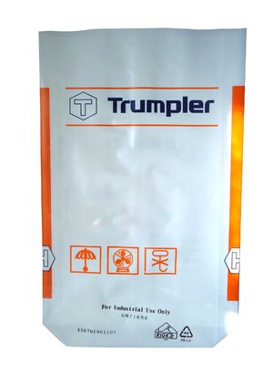 comprar Bloco Side-gusset sacos valvulados PE fundo para pulverous embalagem, até 110lbs Capacidade online manufacture
