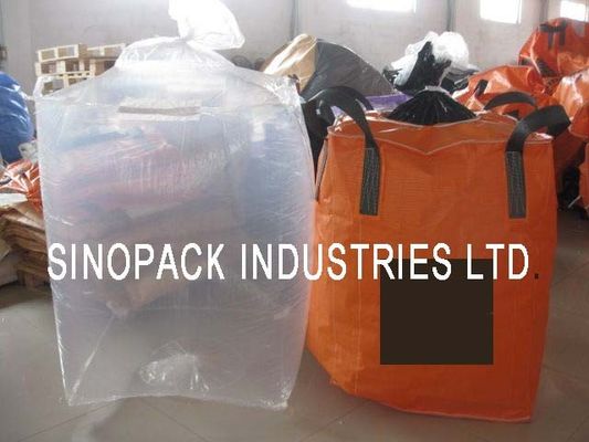 comprar Forro grande do saco de Fibc do grande volume apto claro do PE do formulário para carbonos/pó fino online manufacture