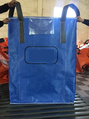comprar O azul peneira - o jumbo tecido PP grande de impermeabilização da circular do saco FIBC ensaca com parte inferior do quadrado online manufacture