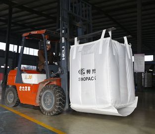 Big Bag FIBC para alimentos, capacidade de 1000kg, rácio de segurança 5:1