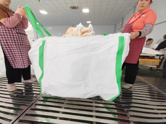 Grade alimentar FIBC 1000kg SWL com tamanho de fundo de 36x36in