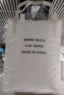 Big Bag FIBC UN com costura de corrente dupla, cor de laço azul e cor branca para transporte seguro